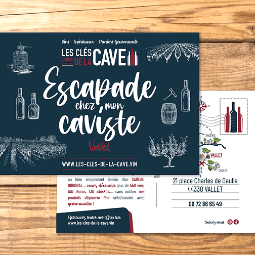 Les clés de la cave 3- identité visuelle - studio vert anis -pichi