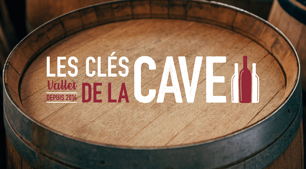 Les clés de la cave logo - identité visuelle - studio vert anis