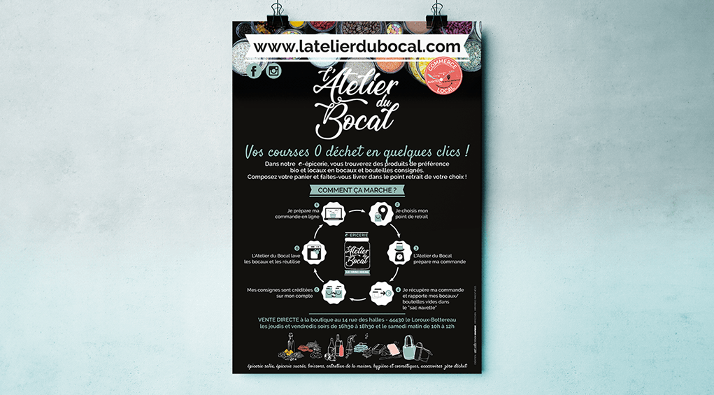 L'atelier du bocal 1 - identite visuelle - studio vert anis