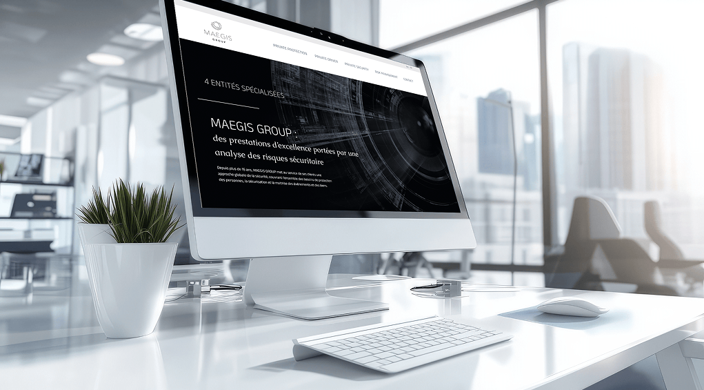Maegis group 2- web design - studio vert anis