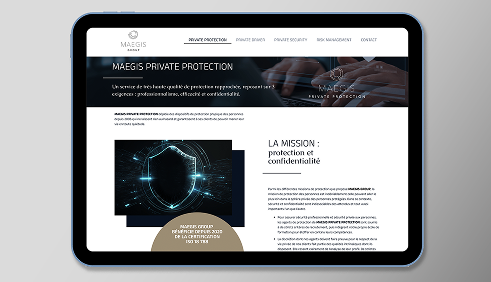 Maegis group 3- web design - studio vert anis