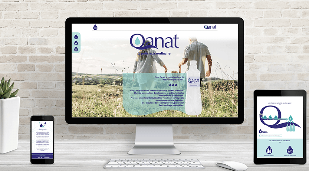 Qanat 1 - webdesign - studio vert anis