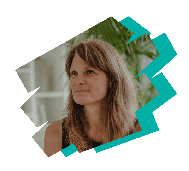 Céline Querioux -- studio vert anis